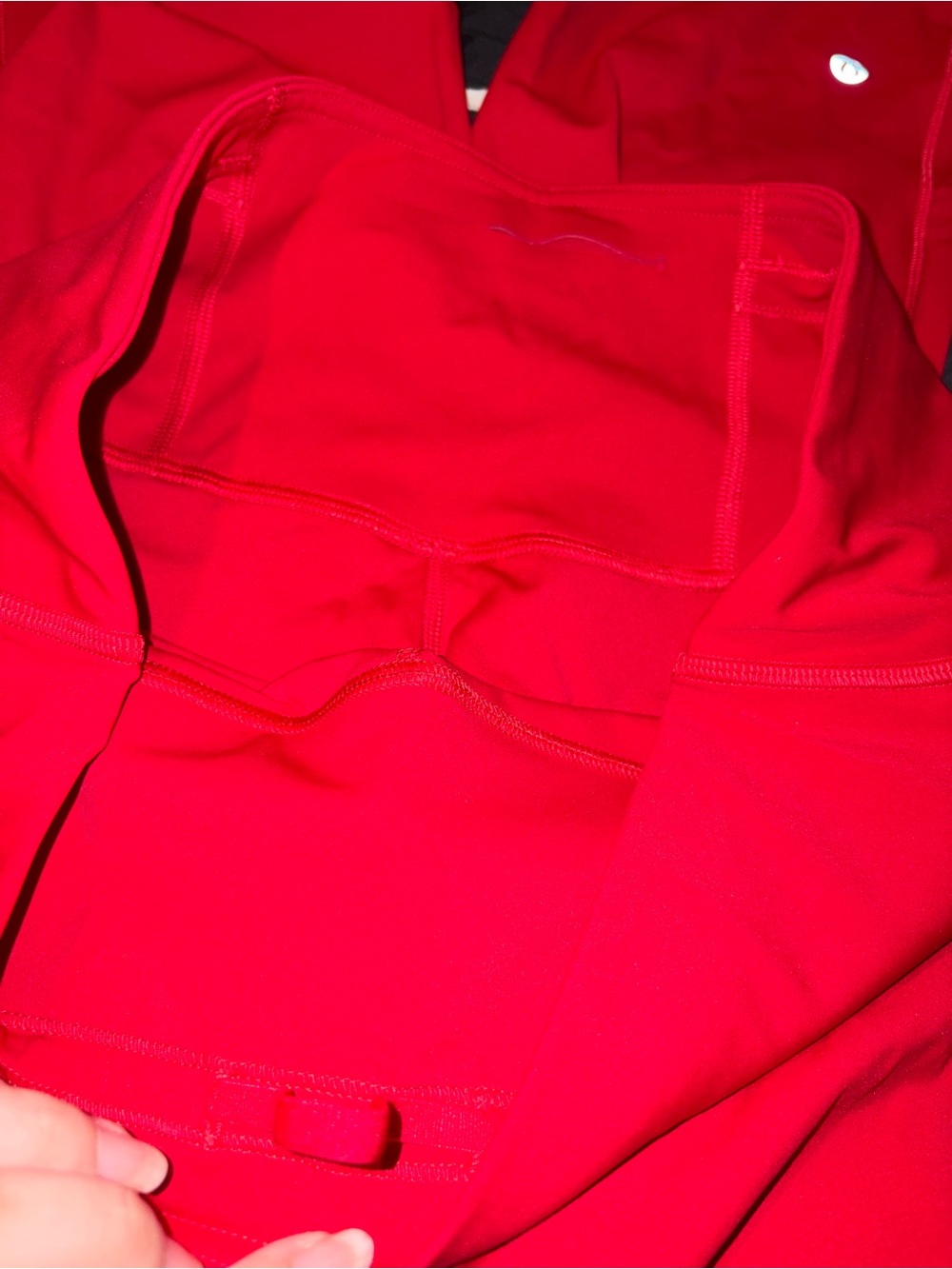NWOT Lululemon size 14 Red High-Waist Leggings - Picture 3 of 5